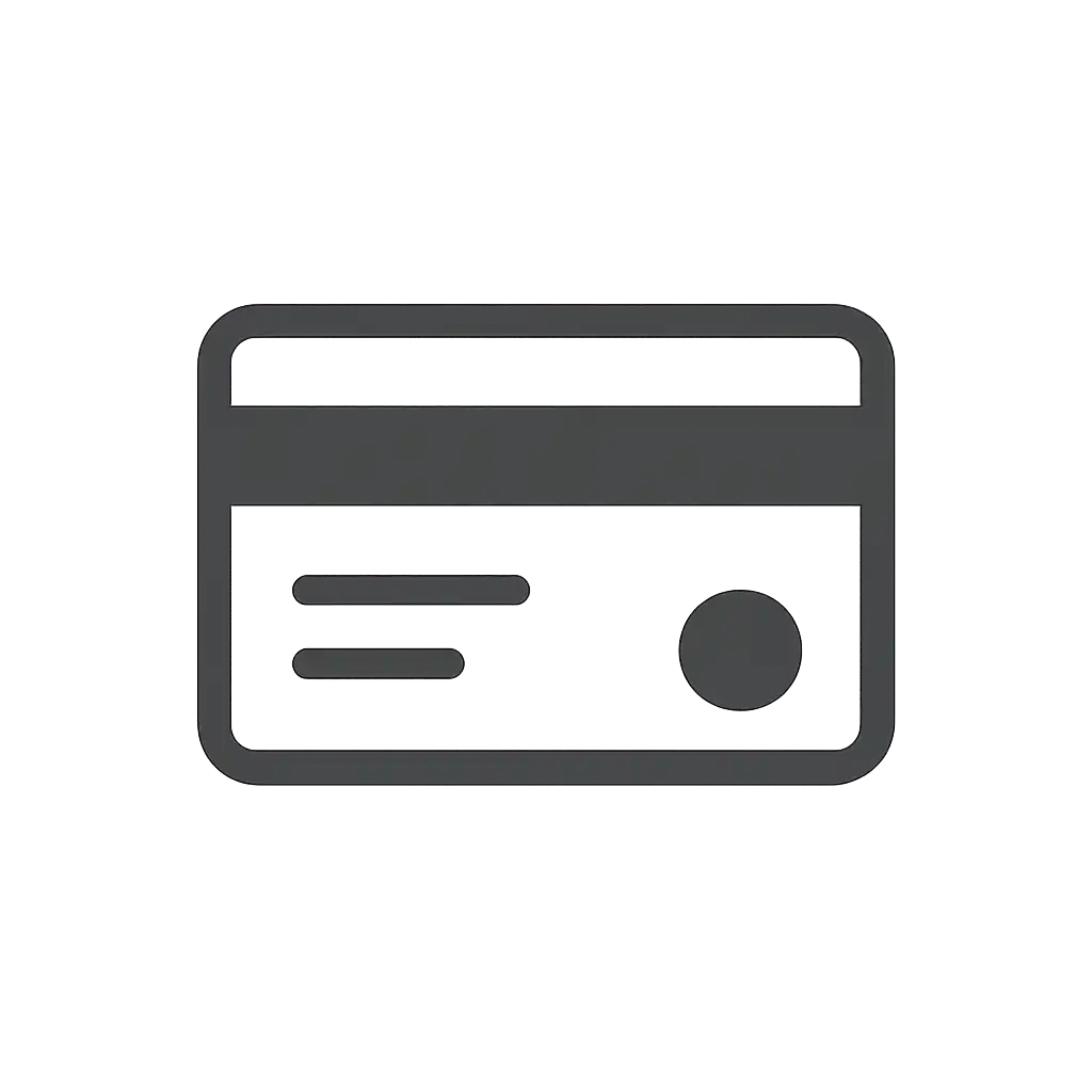 Visa card icon